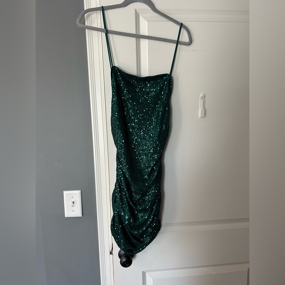 Green Sequin Dress